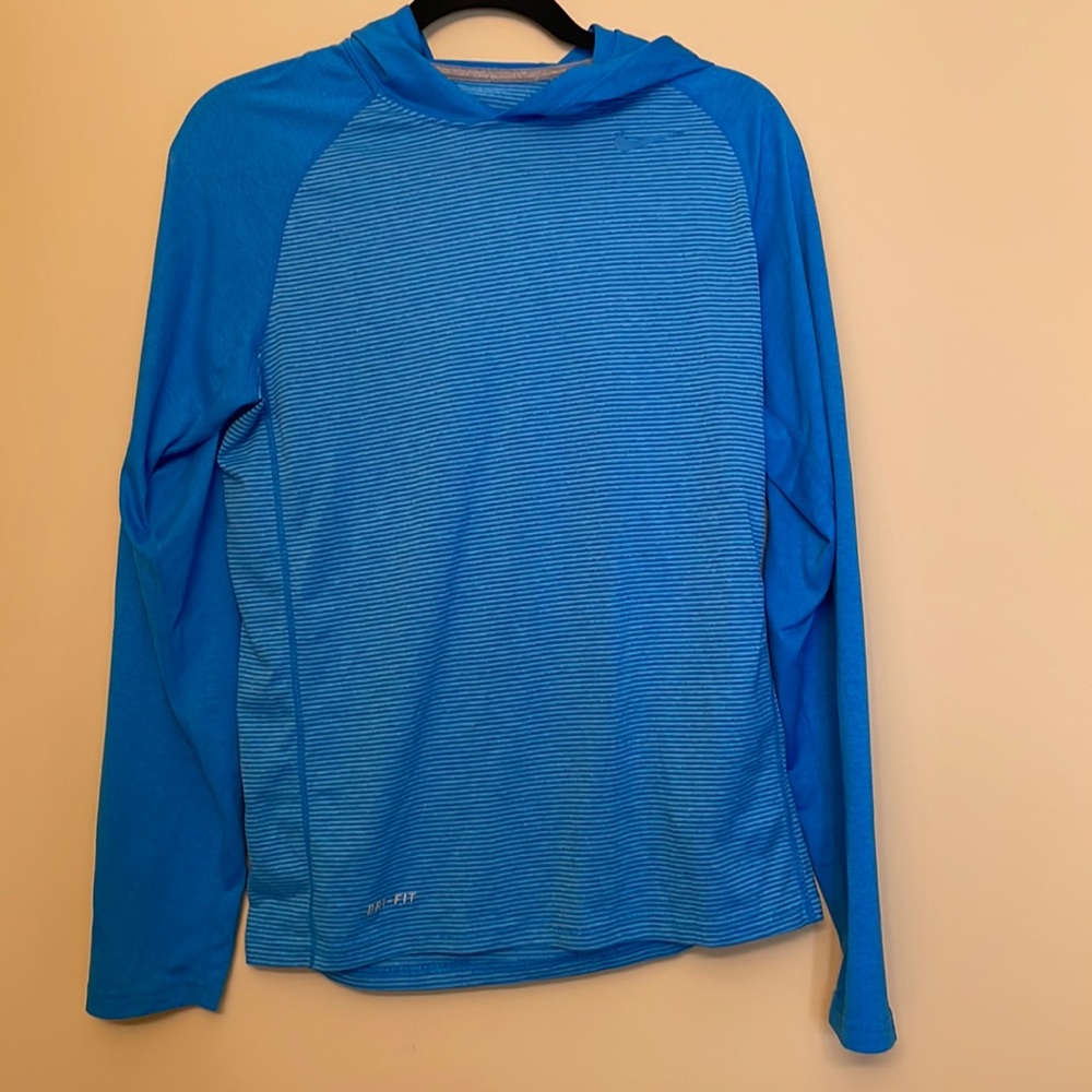 Nike LS tee dri-fit hoodie Men’s Sz Small